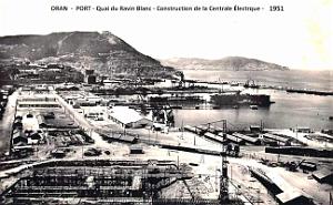 Oran - Quai du Ravin Blanc - Construction Centrale Electrique - 1951